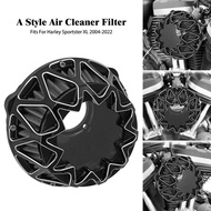 CM Motorcycle Interior Crank Air Filter Cleaner For Harley Sportster Iron 1200 883 XL 1200 1200C Cus