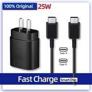 For Samsung Fast Charger 25W Charger Set 1m 2m Fast Charging Cord Type-C to Type-C Cable USB C Cord 
