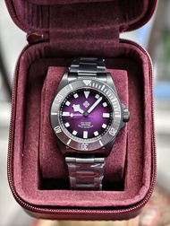 IXDAO Titanium Divers Watch Limited Edition Purple Designer Sport Style Large Dial Mechanical Moveme