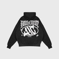 Epidemic Pullover Hoodie [BOXY FIT] 330 Gsm Pulcro Black