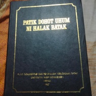 patik dohot uhum ni halak Batak