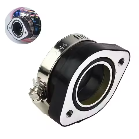 1X 48mm Motorcycle Carburetor Intake Adapter Guide Flange Manifold Suitable For 24 26 28 30mm Carbur