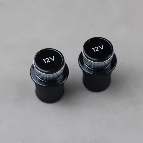 2Pcs Cigarette Lighter Cover Chrome Plated Cigarette Lighter Plug 4K0919311 For Audi A3 A4 A5 Q2 Q7 