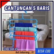 GANTUNGAN 5-row HIJAB HANGER Multipurpose Clothes HANGER HIJAB HANGER HIJAB HANGER HIJAB HANGER Clot