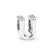 สร้อยคอ Pandora 925 ชุบทองแดง ตัวอักษร A-Z สร้อยคอ DIY สร้อยคอสร้างสรรค์ ของขวัญที่ไม่ซ้ำใคร สร้อยคอ