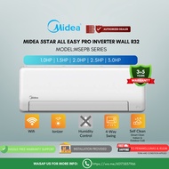MIDEA WALL MOUNTED 5 STAR ALL EASY PRO INVERTER R32-MSEPB SERIES