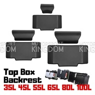 Motorcycle Top Box Backrest Pad Heavy Duty Cushion for 35L 45L 55L 65L 80L 100L Top Box Comfortable 