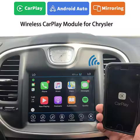 iCarPlay Apple CarPlay Solution for Chysler 300C 2011 Uconnect 8.4N RB5 RE2 Navigation Android Auto 