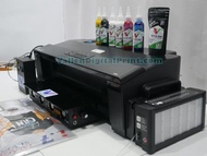 PROMO LAZADA Printer DTF A3 Digital Transfer Film Epson L1800 - DTF + Tinta dll, Peti Kayu