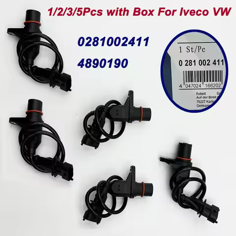 In Stock 1/2/3/5PCS 0281002411 281002411 Crankshaft Position Sensor For F-250 I-veco Euro Cargo VW 2
