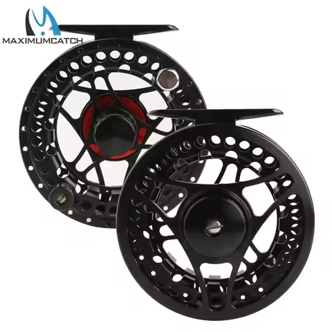 Maximumcatch MC 2/3/5/6/7/9/11wt Fly Reel Large Arbor Precision CNC Machined Aluminum Lightweight Sm