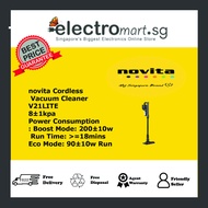 NOVITA V21LITE/B CORDLESS VACUUM CLEANER (BLACK)