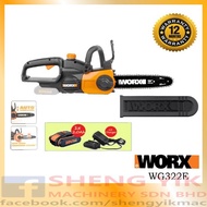 Shengyik WORX WG322E Cordless Compact Chainsaw 20V, 25 cm Chain Bar