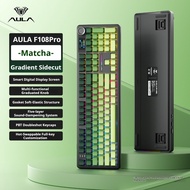 AULA F108 PRO/F108 Mechanical Keyboard Custom 100% Layout RGB Backlight Wireless Bluetooth Hifi Swit