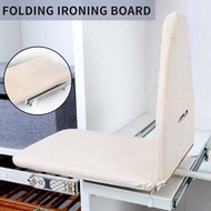 Wooden build in Pull Out Ironing Board iron board iron panel Foldable Ironing Board Space Saving Carbinet Drawer