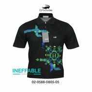 HIJAU Men's Green Crocodile Collar T-Shirt - 0805