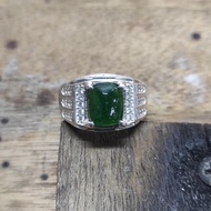 Tsavorite (Green Garnet) Batu Permata Asli Cincin Perak Tsavorite (Green Garnet) Natural Gem Gemston