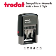 Trodat 4846 Number Stamp (4mm 6 Digit Stamp)