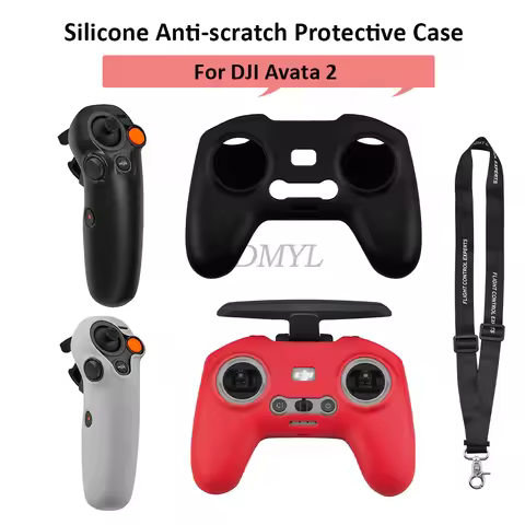 Anti-scratch Silicone Protective Case For DJI Avata 2 Motion 3 Remote Controller 3 Handle Dustproof 