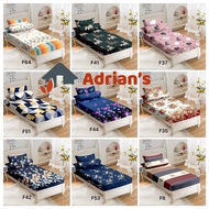 Adrian‘s Cadar Super Single Cadar Corak 3-dalam-1 Dilengkapi Katil Premium Berkualiti Premium