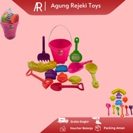 Children's Toys Bucket + Beach Sand Set Sand Play Mold Equipment 958A Quality