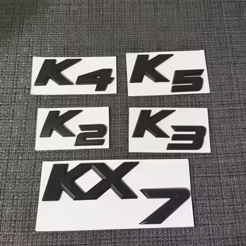 Car Emblem Letter Stickers For K2 K3 K4 K5 KX3 KX5 KX7 Logo and the Letter Marking After the Modific