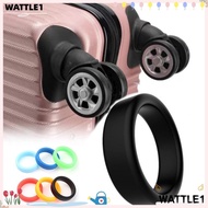 WTTLE 2Pcs Rubber Ring, Silicone Thick Flat Luggage Wheel Ring, Durable Flexible Diameter 35 mm Stretchable Wheel Hoops Luggage Wheel