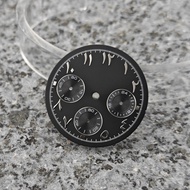 29.5MM Retro Multi-Function Middle East Panda Dial Watch Accessories for VK63 Movement