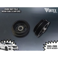 Crank Shaft Pully For Nissan Teana 2.0 (2003~2018)Year,(4PK*6PK)