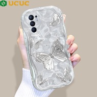 (Local Ready) UCUC Kasus hp Case Ponsel Untuk OPPO Reno 6 7 7Z 8 8Z 8T Pro 4G 5G Cartoon Pattern Cre