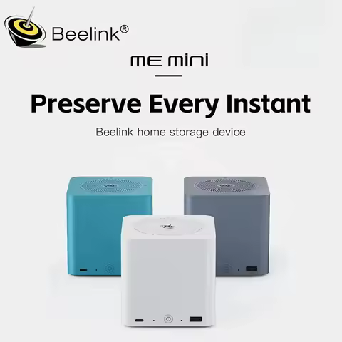 EOVOE Beelink ME Mini Intel Twin Lake N200 LPDDR5 4800MHz 12GB RAM SSD WiFi6 4K Dual 2,5 Lan Mini or