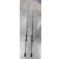 Ryoko Baygame BC 6.6ft 1 Piece Slow Style Overhead Rod Split Sponge Handle Slow Jig Bottom Fishing R