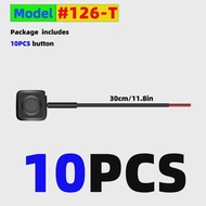 Momentary Push Button On Off Switch Black Plastic 12V 24V Surface Mount Mini Button Switch