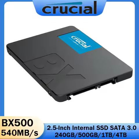 Crucial SSD BX500 2.5" 240GB 500GB 1TB 2TB Solid State Drive SATA 3 3D NAND Internal SSD Hard Drive 