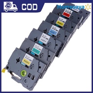 [Homesaya] 12mm 9mm TZ-231 PT-E100B D210 Label Tape for Brother P-touch Printers