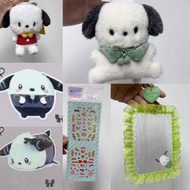 日版 Sanrio Pochacco pc狗 一字馬 復古系列 deco 貼紙 蕾絲卡套掛件 地雷系 趴趴 毛公仔 吊飾 盲盒
