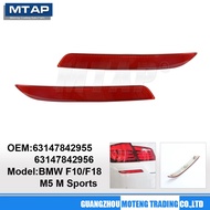 Rear bumper reflector For BMW 5 SERIES F18 F10 M SPORT/M5 2009-2016 Rear Bumper Fog Light Rear Fog L