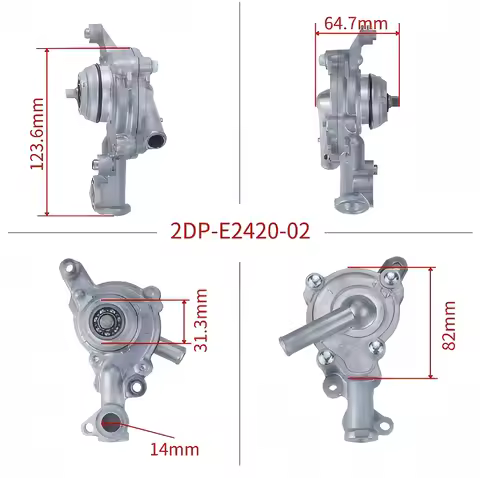 Motorcycle Water Pump Assy For Yamaha N-MAX 155 NMAX 155 V1 Y16ZR Aerox 155 V1 NMAX 4T 2DP-E2420-02 
