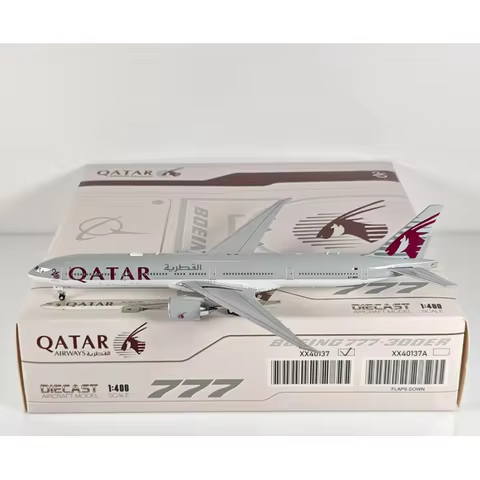 JC Wings Diecast 1/400 Scale Qatar Airways B777-300ER A7-BEE Aircraft Model Alloy Ornament Collectio