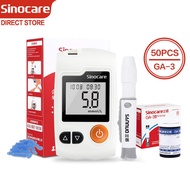 Sinocare GA-3 Blood Glucose Monitor Diabetic Sugar Test Meter Kit +50PC Strips Lancet