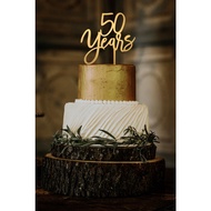 50th Birthday Cake Topper