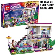 Lepin 01046 BRICK Girls Toys LEPIN LIVI HOUSE AND FRIENDS 644PCS Children's Gifts Children's Gifts