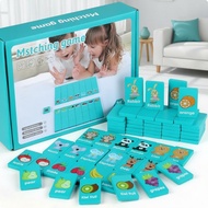 [tenlzsp0bc] Wooden Tile Game Educational Matching Game Interactive Wooden Dominoes for