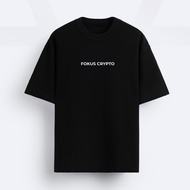 Crypto Academy T-Shirt Crypto Focus Baju T Shirt Lelaki Unisex 100% Cotton