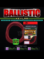 Kevlar Firelock PE Assist Line ARAMIT KEVLAR BALLISTIC Kevlar Pancing Kuat Murah
