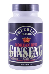 [USA]_Imperial Elixir Korean Red Ginseng -- 300 mg each - 100 Capsules