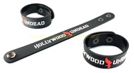 HOLLYWOOD UNDEAD ริสแบนด์ Wristband คุณภาพต่างประเทศ ส่งออก USA UK และยุโรป สินค้าส่งต่างประเทศ ปรับขนาดข้อมือได้สองขนาด 2-3 วันรับของ HUD125NNN