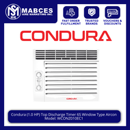 Condura 1.0 HP Top Discharge Timer 6S Window Type Non Inverter Aircon WCONZ010EC1