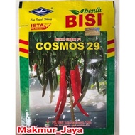 Benih bibit cabe merah besar COSMOS 29 F1 10 gram cap kapal terbang original