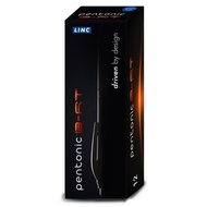 Linc Pentonic B-RT ballpoint pen - Box of 12 in the same color blue, black, red - 0.7mm nib, smooth 
